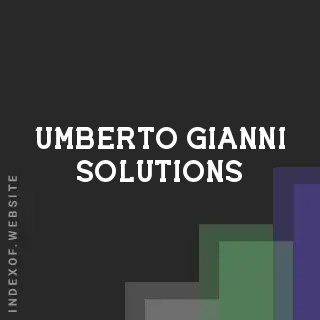 Umberto Gianni Solutions | Indexof