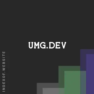 umg.dev by Xavier Hung site -  Indexof