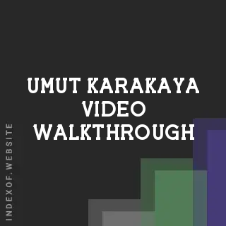 Umut Karakaya Video Walkthrough | Indexof