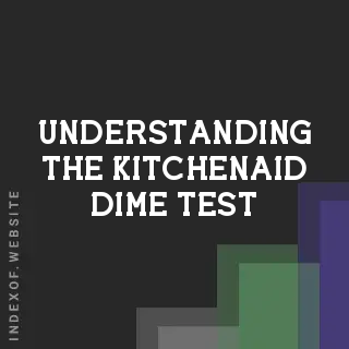 Understanding the KitchenAid Dime Test | How to Calibrate Your Mixer