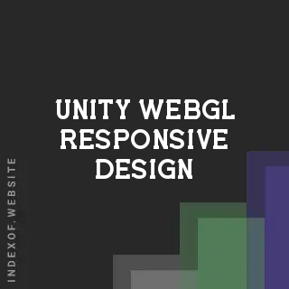 Unity WebGL Responsive Design: Centering and Fitting to Browser Window