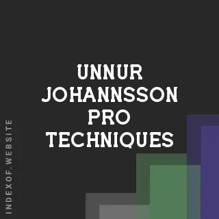 Unnur Johannsson Pro Techniques | Indexof