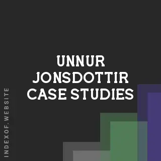 Unnur Jonsdottir Case Studies | Indexof
