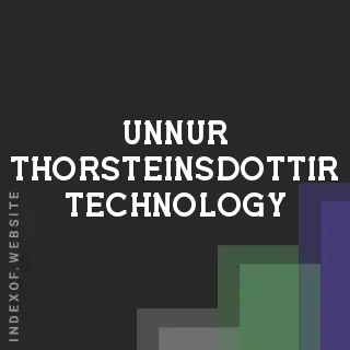 Unnur Thorsteinsdottir Technology | Indexof