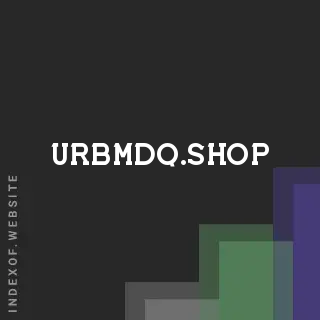 urbmdq.shop by Irie Sangster site -  Indexof