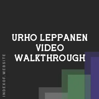 Urho Leppanen Video Walkthrough | Indexof