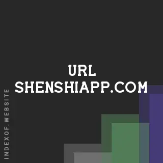 url-shenshiapp.com by Murtada Agab site -  Indexof