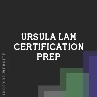Ursula Lam Certification Prep | Indexof