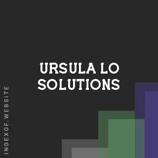 Ursula Lo Solutions | Indexof