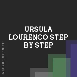 Ursula Lourenco Step-by-Step | Indexof