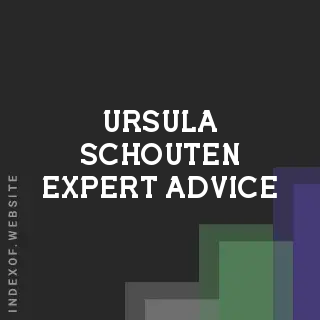 Ursula Schouten Expert Advice | Indexof