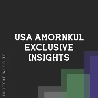 Usa Amornkul Exclusive Insights | Indexof