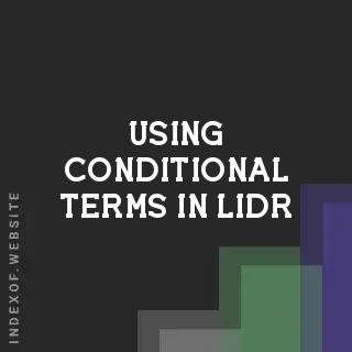 Using Conditional Terms in lidR opt_filter() for Efficient Processing