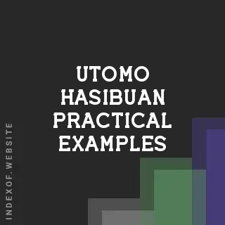 Utomo Hasibuan Practical Examples | Indexof