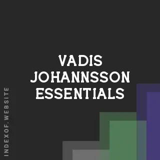 Vadis Johannsson Essentials | Indexof