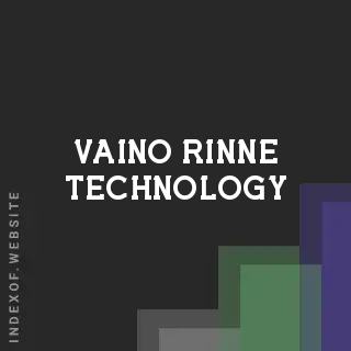 Vaino Rinne Technology | Indexof