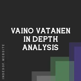 Vaino Vatanen In-Depth Analysis | Indexof