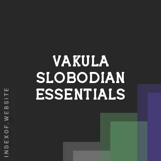 Vakula Slobodian Essentials | Indexof