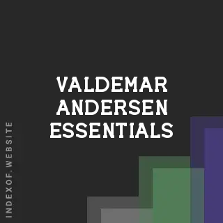 Valdemar Andersen Essentials | Indexof