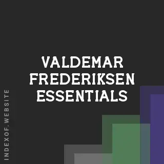 Valdemar Frederiksen Essentials | Indexof