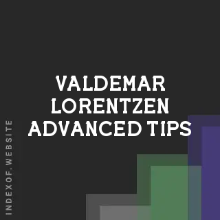 Valdemar Lorentzen Advanced Tips | Indexof