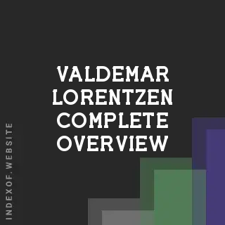 Valdemar Lorentzen Complete Overview | Indexof