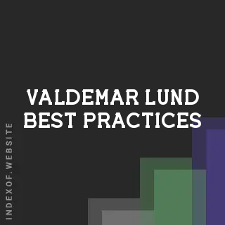 Valdemar Lund Best Practices | Indexof