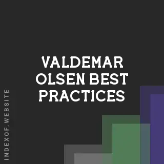 Valdemar Olsen Best Practices | Indexof