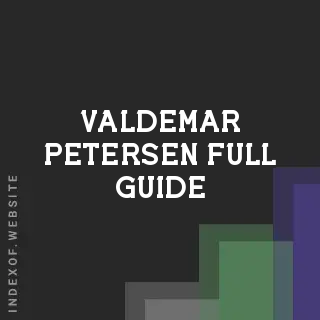Valdemar Petersen Full Guide | Indexof