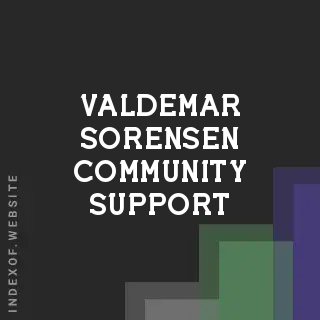 Valdemar Sorensen Community Support | Indexof