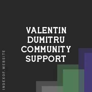 Valentin Dumitru Community Support | Indexof