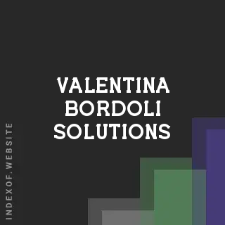 Valentina Bordoli Solutions | Indexof
