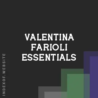 Valentina Farioli Essentials | Indexof