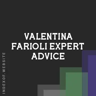 Valentina Farioli Expert Advice | Indexof