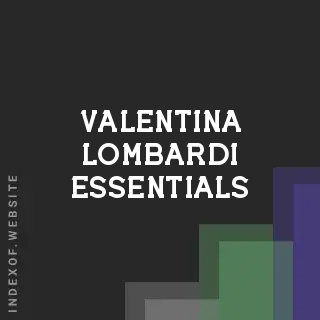 Valentina Lombardi Essentials | Indexof