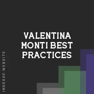 Valentina Monti Best Practices | Indexof