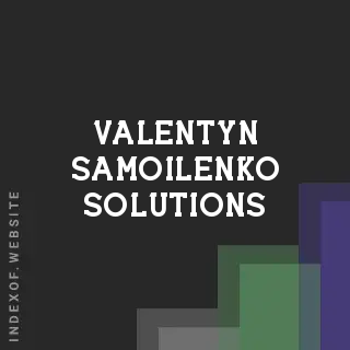 Valentyn Samoilenko Solutions | Indexof