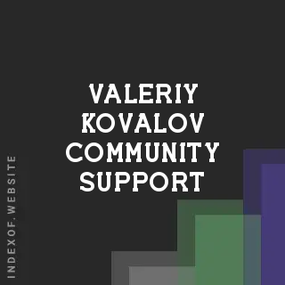Valeriy Kovalov Community Support | Indexof