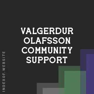 Valgerdur Olafsson Community Support | Indexof
