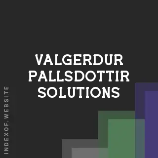Valgerdur Pallsdottir Solutions | Indexof