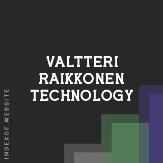Valtteri Raikkonen Technology | Indexof