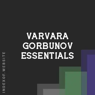 Varvara Gorbunov Essentials | Indexof