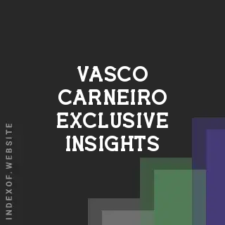 Vasco Carneiro Exclusive Insights | Indexof