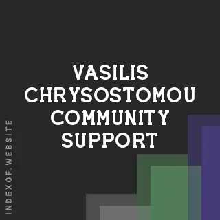 Vasilis Chrysostomou Community Support | Indexof