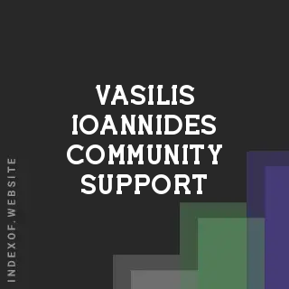 Vasilis Ioannides Community Support | Indexof