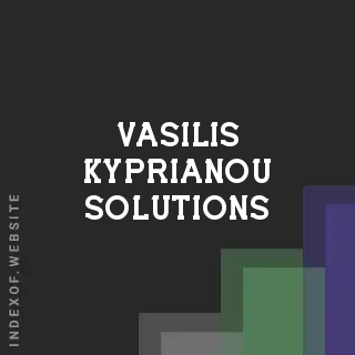 Vasilis Kyprianou Solutions | Indexof