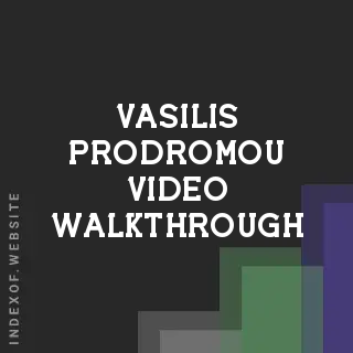 Vasilis Prodromou Video Walkthrough | Indexof