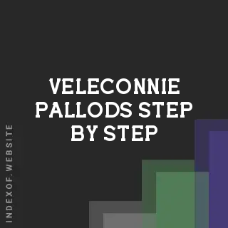 Veleconnie Pallods Step-by-Step | Indexof