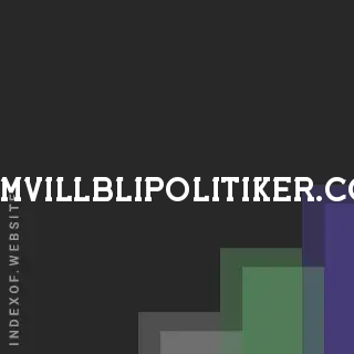 vemvillblipolitiker.com by Henrik Skold site -  Indexof