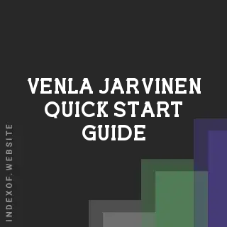Venla Jarvinen Quick Start Guide | Indexof